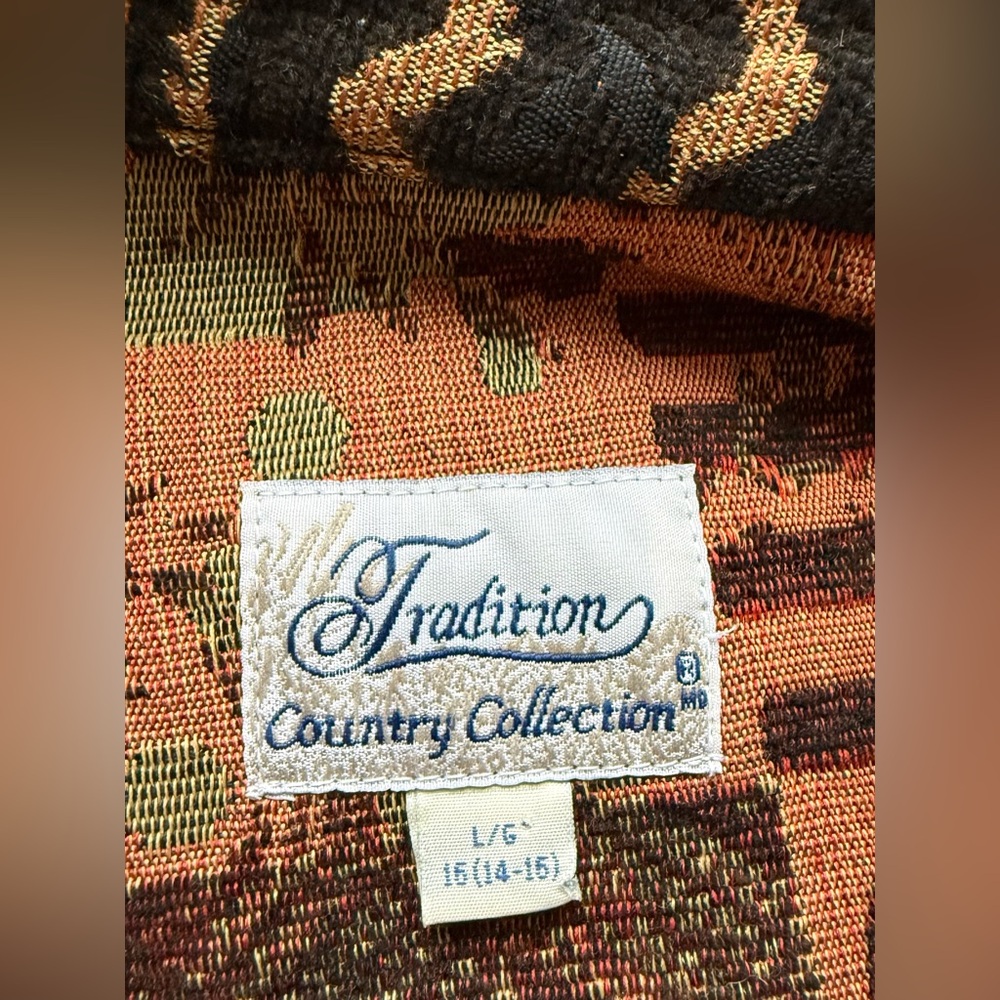 Boho Tapestry Jacket, Size L - Picture 11 of 12